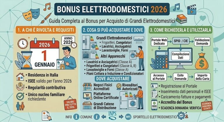 Bonus elettrodomestici 2026