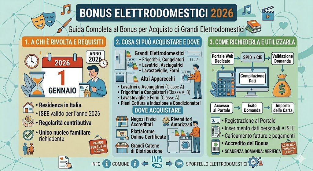 Bonus elettrodomestici 2026