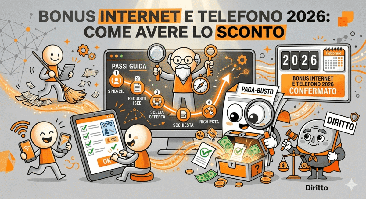 Bonus internet e telefono 2026
