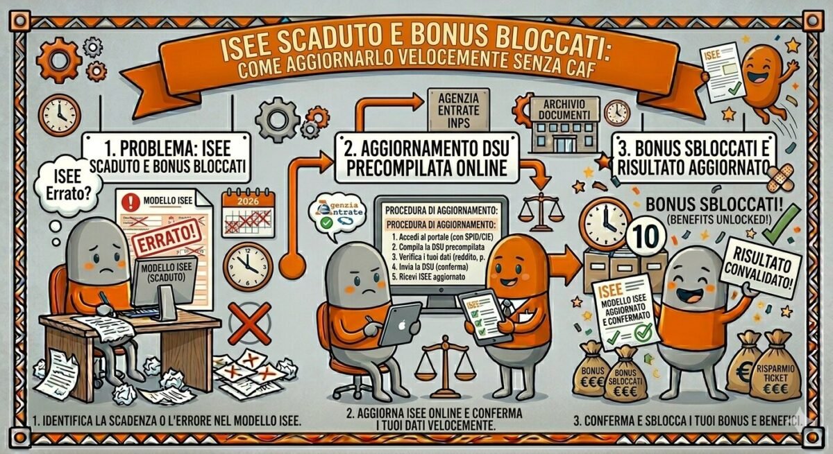 ISEE scaduto: bonus bloccati e come sbloccarli subito